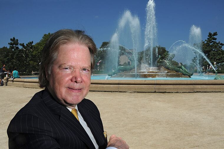 M. Kelly Tillery in Logan Square. Tilley in 1979 started a lawsuit over the use of public funds to build a stage for John Paul's Mass in Logan Square. CLEM MURRAY / Staff Photographer