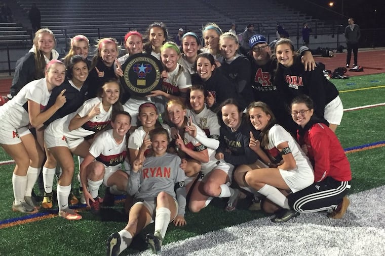The Archbishop Ryan girls’ soccer team beat Lansdale Catholic in the Catholic League championship game on Monday.