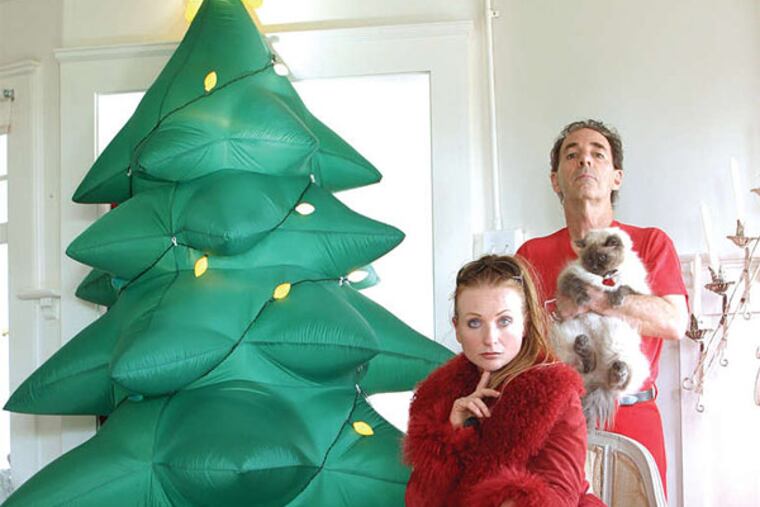 Husband and wife Harry Shearer and Judith Owen bring their annual "Holiday Sing-Along" to World Cafe Live on Sunday night at 8. There may also be a famous guest or two.