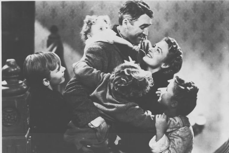James Stewart and Donna Reed in Frank Capra’s “It’s a Wonderful Life.”