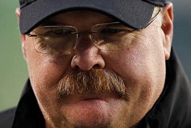 Andy Reid is the winningest coach in Eagles history, including six division championships. (Ron Cortes/Staff Photographer)