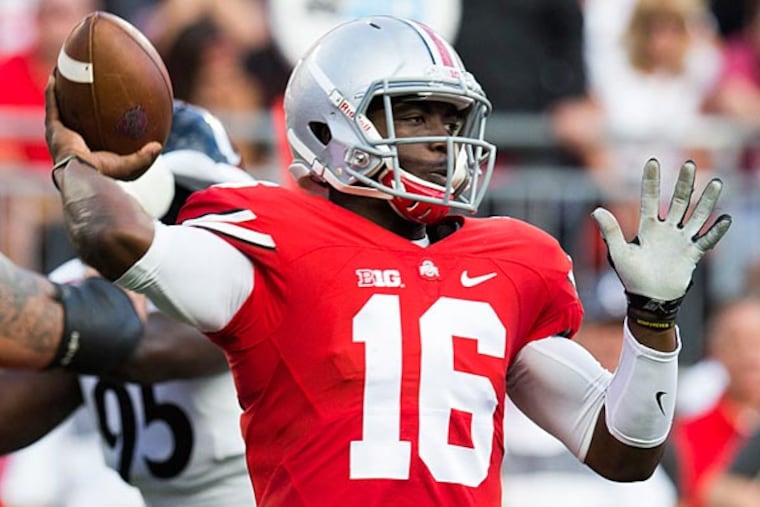Ohio State Buckeyes quarterback J.T. Barrett. (Greg Bartram/USA Today)