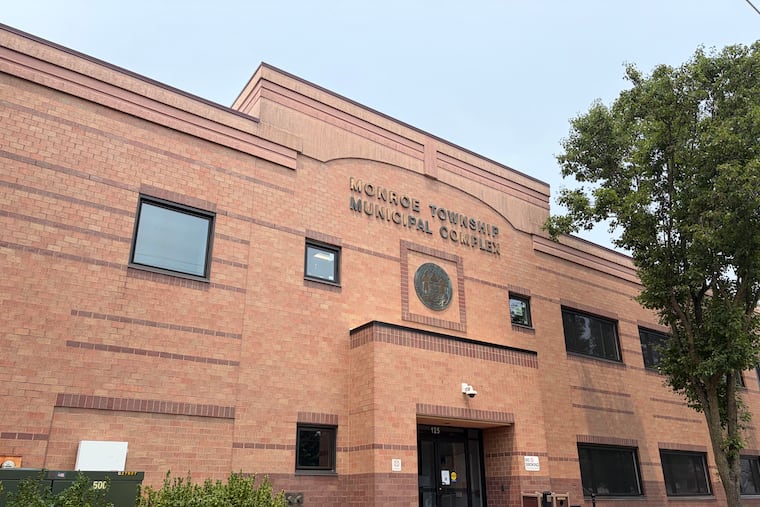 The Monroe Township Municipal Complex on Virginia Avenue in Williamstown, N.J., pictured on July 16, 2026.