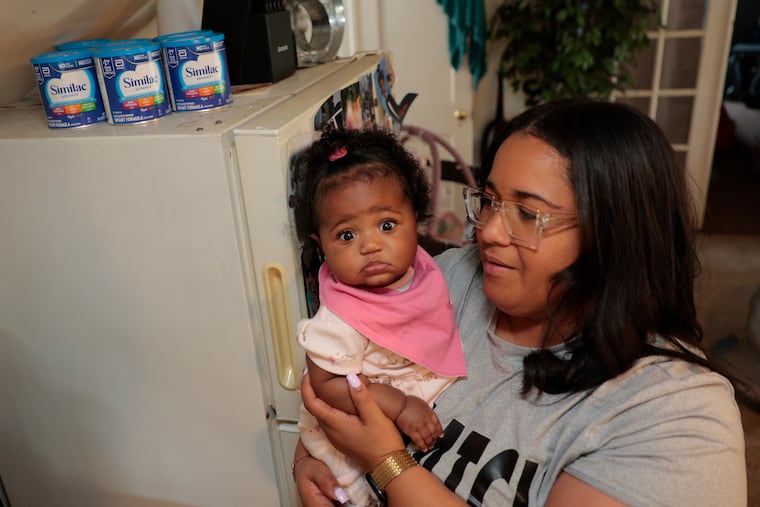 Maritza Santana of Coatesville is a WIC recipient who uses the benefits to feed her 7-month-old daughter, Meelan.