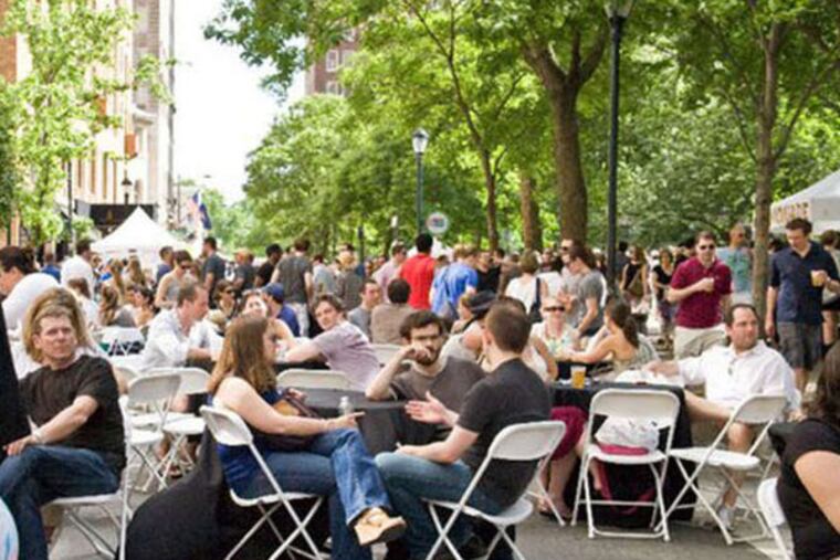 In addition to turning all of Walnut Street into an outdoor cafe, the fest will have food-making demonstrations and stuff for kids to do.