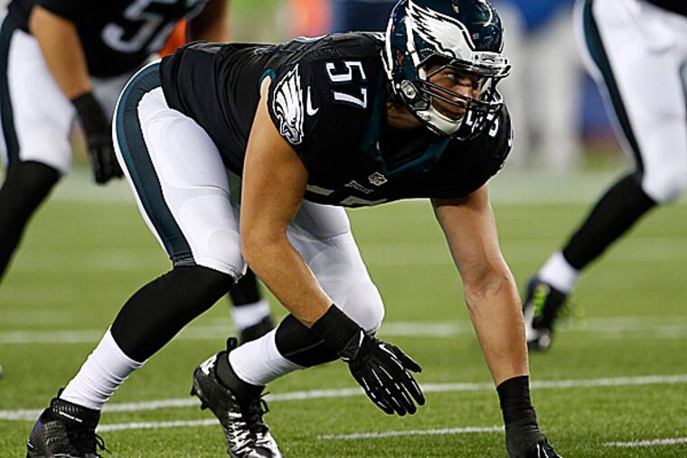 Eagles linebacker Travis Long. (Yong Kim/Staff Photographer)