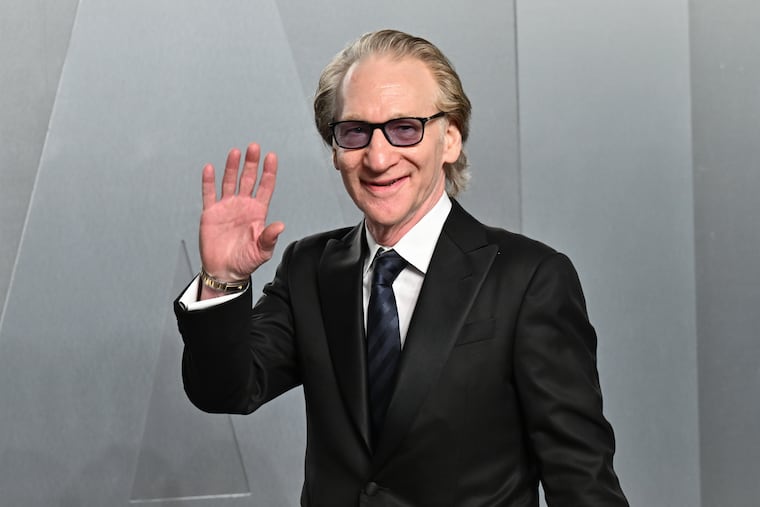 Bill Maher arrives at the Vanity Fair Oscar Party on March 15 at the Los Angeles County Museum of Art.