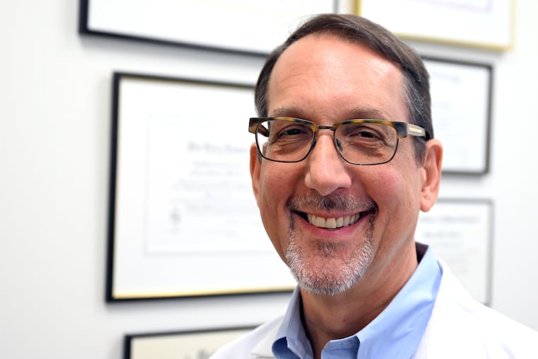 Jeffrey Millstein is a primary doctor and regular contributing columnist for the Inquirer Sunday Health section. He was photographed Oct. 8, 2024 at his practice at Penn Medicine Woodbury Heights.