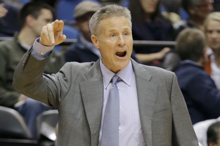 Sixers coach Brett Brown. (Ann Heisenfelt/AP)