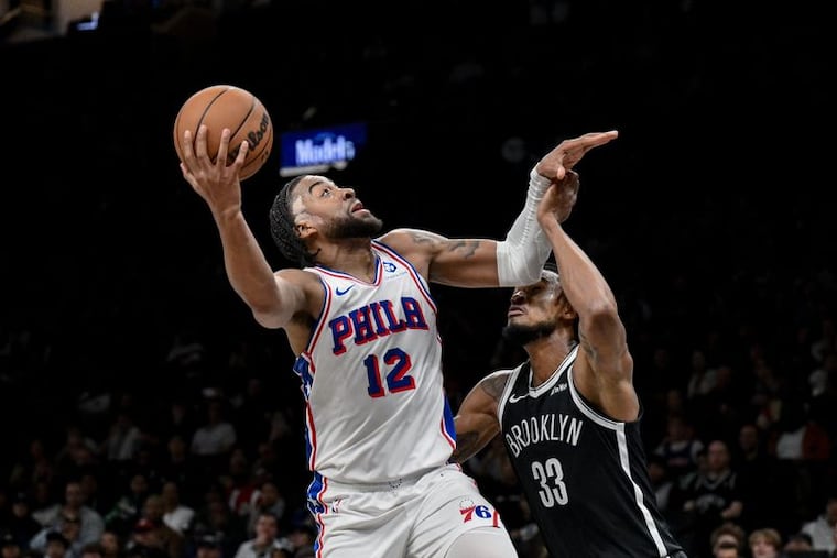 Sixers forward Trendon Watford had 16 points with nine rebounds and seven assists against the Nets on Sunday.
