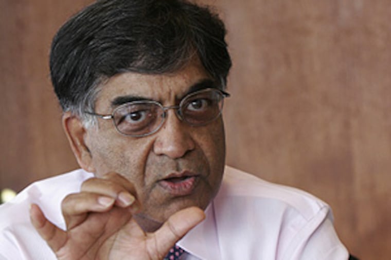 Raj Gupta, the last CEO of Rohm & Haas, now chairman of Avantor in Radnor.