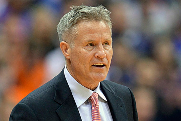 76ers head coach Brett Brown. (Mark Konezny/USA Today Sports)