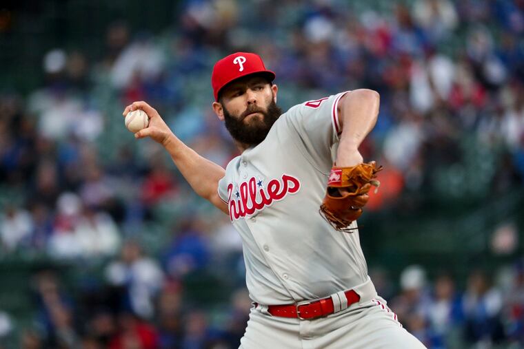 Jake Arrieta, who is coming off elbow surgery, is more of a No. 5 starter than a top-of the-rotation starter.