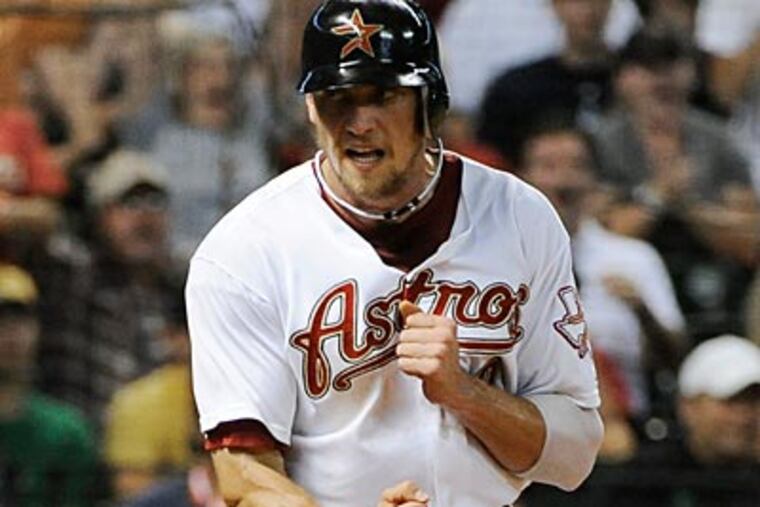 Hunter Pence is the newest addition to the Phillies roster after being traded by the Astros. (Pat Sullivan/AP)