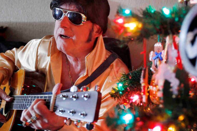 Ted Prior, 67, of Galloway Township, N.J., has been forced by illness to cancel his traditional New Year's Eve Elvis performance.