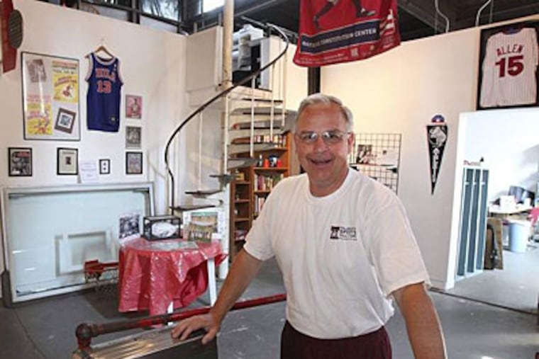 Philadelphia Sports Hall of Fame president Ken Avallon created the Hall in 2004. (Steven M. Falk/Staff Photographer)