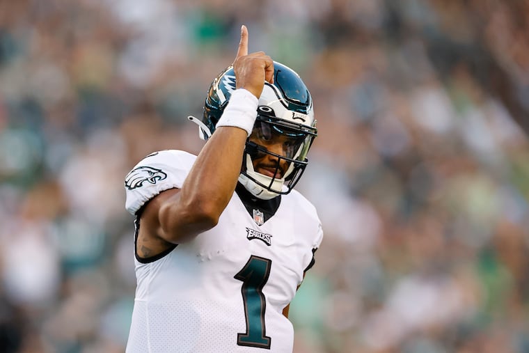 Eagles quarterback Jalen Hurts is reminding everyone what week it is.