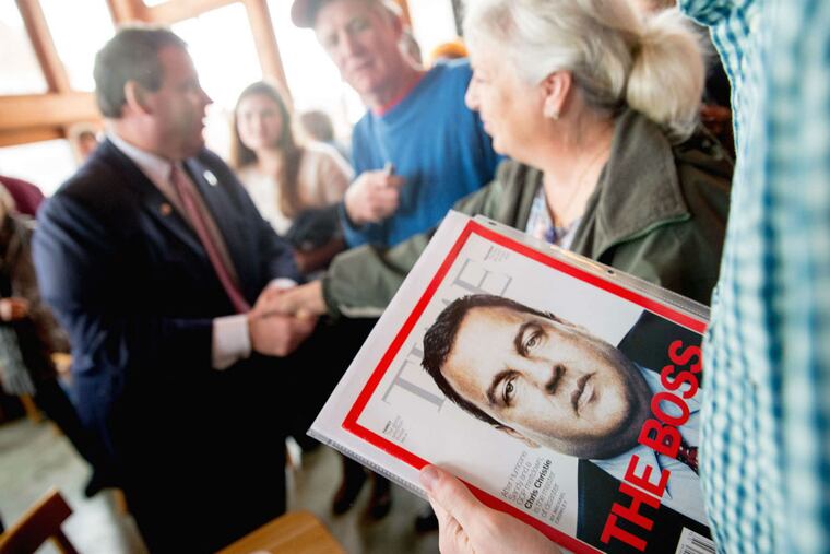 Gov. Christie at a coffeehouse Tuesday in Muscatine, Iowa, one of his many stops in the state leading up to the caucuses.