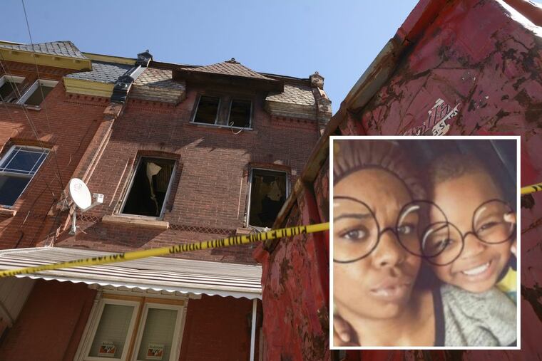 Alita and Haashim Johnson were killed in the fire at 1855 North 21st Street in North Philadelphia March 20.