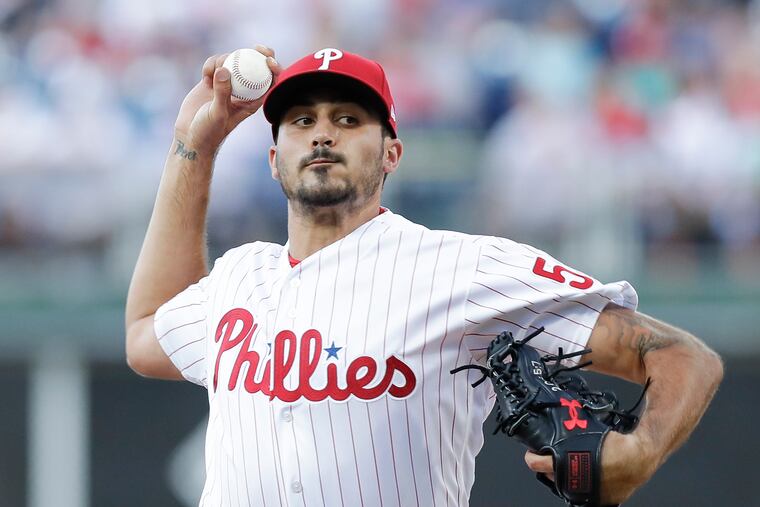 Zach Eflin feels most comfortable as a sinkerball pitcher.
