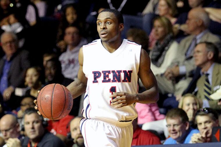 Penn guard Tony Hicks. (Stephanie Aaronson/Philly.com)