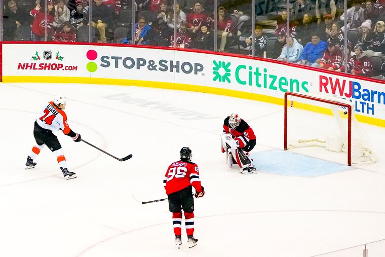 Owen Tippett was the hero on Tuesday night with the OT winner against the New Jersey Devils.
