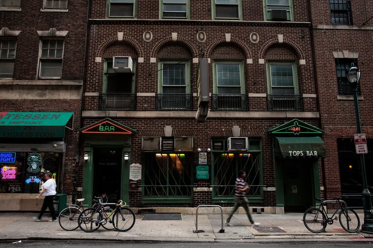 The exterior of McGlinchey's at 259 South 15th Street on Monday, Aug. 18, 2025, in Philadelphia.