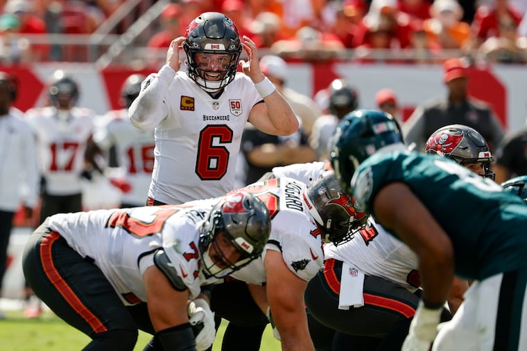 The Eagles survived their game in Tampa earlier in the season, beating Baker Mayfield and the Bucs in Week 4.