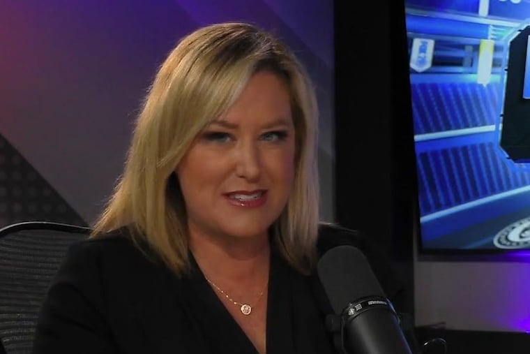 Former 6abc anchor and reporter Jamie Apody during an appearance on Fox 29's "The Phantastic Sports Show" on Tuesday, May 21, 2024.