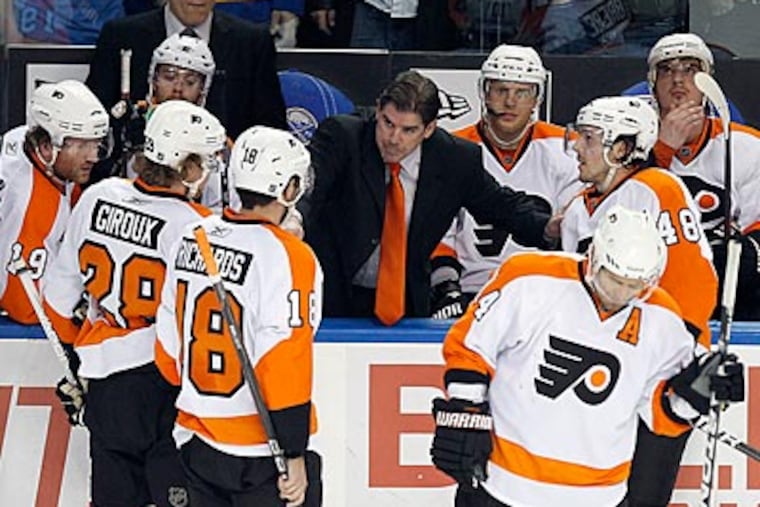 The Sabres shut out the Flyers for the second time in four games on Wednesday night. (Yong Kim/Staff Photographer)