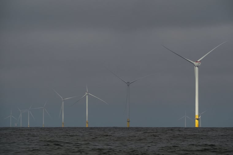 Turbines operate at the South Fork Wind offshore wind farm off the coast of Block Island, R.I., Thursday, April 23, 2026. Similar projects slated for construction in New Jersey will be shelved after the Board of Public Utilities ended an agreement with grid operator PJM.