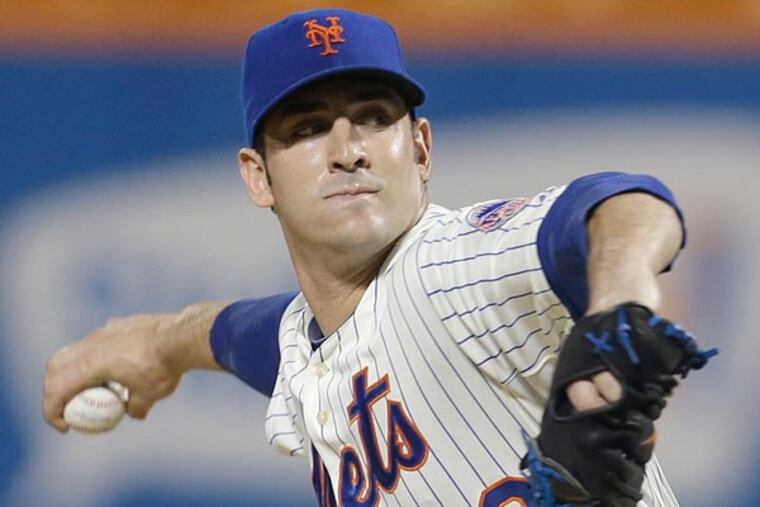 The Mets' Matt Harvey delivers a pitch during the first inning of a baseball game against the Arizona Diamondbacks on Wednesday, July 3, 2013, in New York. (Frank Franklin II/AP)