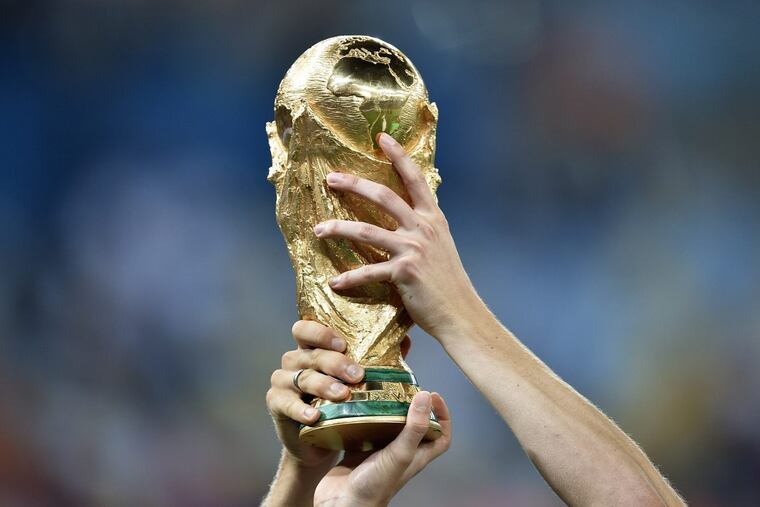 The FIFA World Cup trophy.