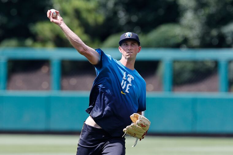 Phillies pitcher Michael Mercado started this year as a reliever in triple A, but transitioned into the Lehigh Valley rotation in early May.