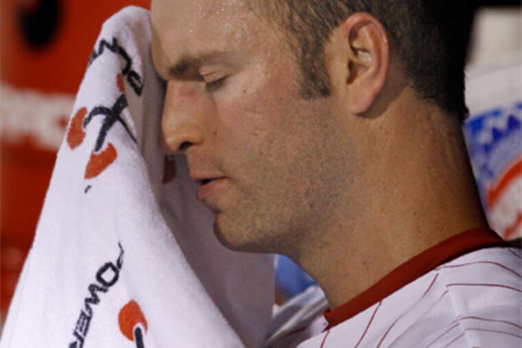 The Phils' J.A. Happ, who lost his first game of the season Friday, has been at the center of the Halladay trade talks with the Blue Jays. (Ron Cortes/Staff Photographer)