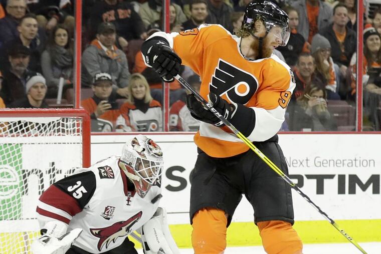 Flyers right winger Jake Voracek is the NHL’s co-leader with 30 assists and he is tied for seventh in the league with 37 points.