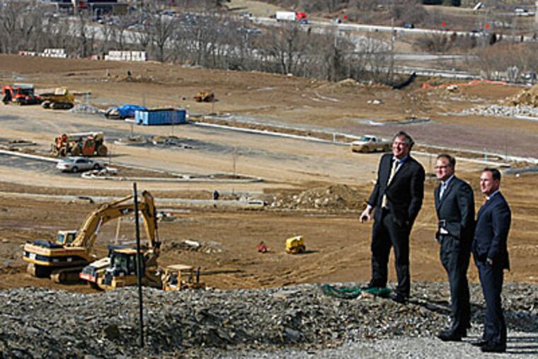 Uptown Worthington will be a huge complex of office space, residences, 50 stores, and 15 restaurants. ( Charles Fox / Staff Photographer )