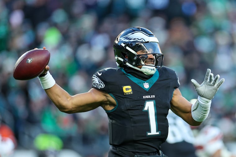 Jalen Hurts and the Eagles won't be on the field Sunday, but a lot could happen to help their playoff chances.