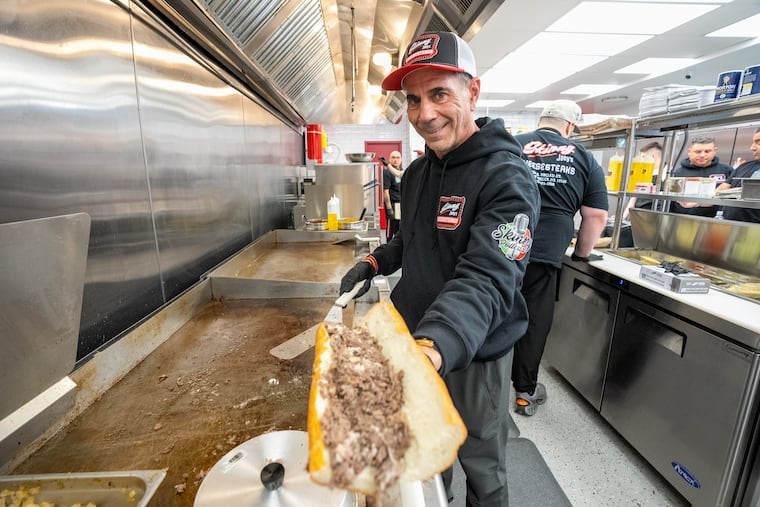 "Skinny Joey" Merlino at his new cheesesteak shop, Skinny Joey's Cheesesteaks, at 3020 S. Broad St., on March 27, 2025.