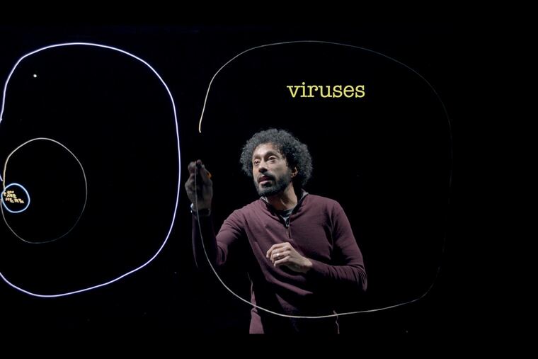 William DeMeritt (Nathan) in The Catastrophist, now streaming via People's Light.