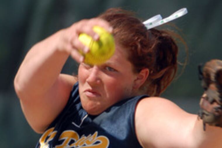 St. Pius X pitcher Jess Killoran helped her team advance by striking out 10 Masterman batters in four innings of relief.