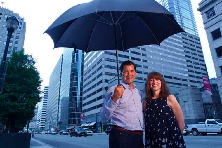 Jay Ciccarone and Susan Steinbrink have partnered to create WeatherPlanner, which has algorithms to predict weather for the next 365 days, based on more than 100 years of data. ( Michael Bryant / Staff Photographer )
