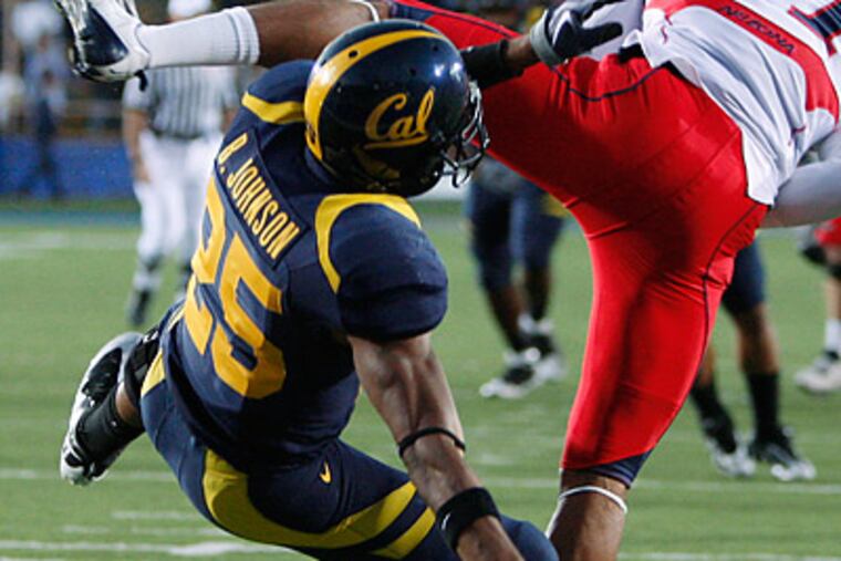 Brett Johnson was a teammate of DeSean Jackson in college at Cal. (Ben Margot/AP file photo)