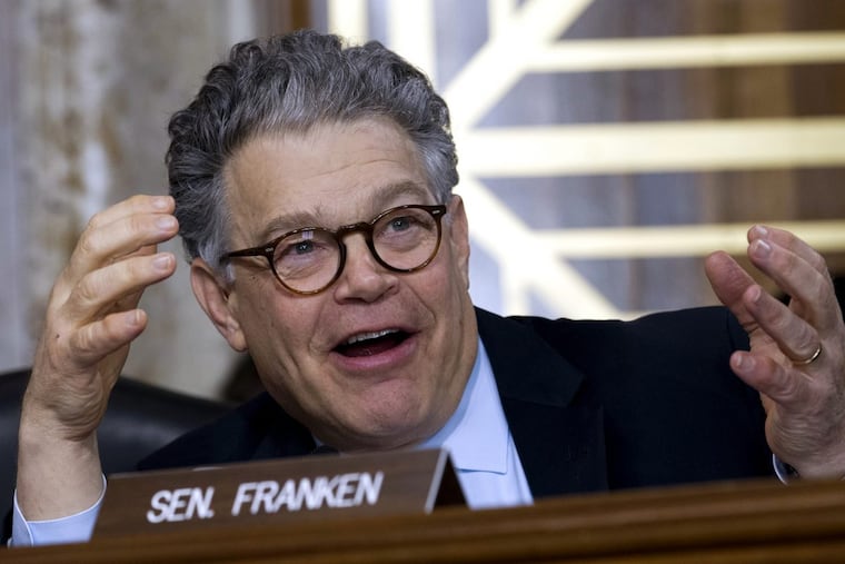 Sen. Al Franken (D., Minn.) speaks during the Energy and Natural Resources Committee hearing on Capitol Hill last month. Franken has been a consistent critic of Comcast acquisitions.