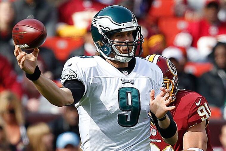 According to a source, Nick Foles will start Monday night against the Panthers. (David Maialetti/Staff Photographer)