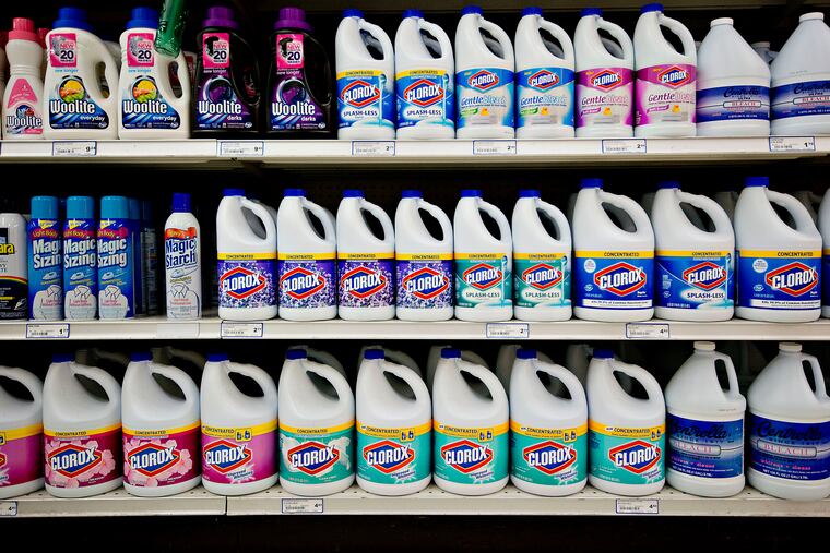 In this file photo, bleach products are on display at a supermarket in Princeton, Illinois. Robert Baldwin, a Willingboro pastor, is accused of providing thousands of Ugandans with a "miracle mineral solution" that contains chlorine dioxide, an industrial bleach, to treat conditions including malaria, cancer and HIV/AIDS.
