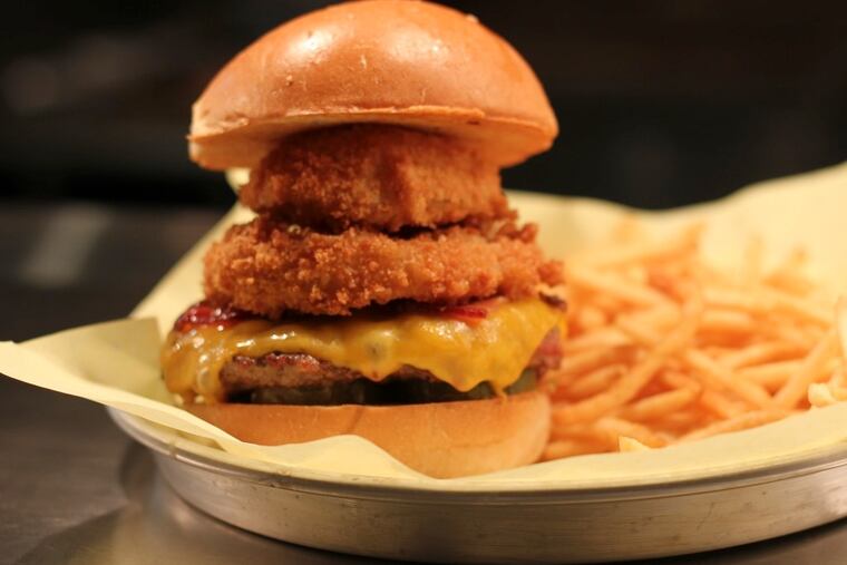 The Lockhart Legend at Grub Burger Bar. (MICHAEL KLEIN / Philly.com)