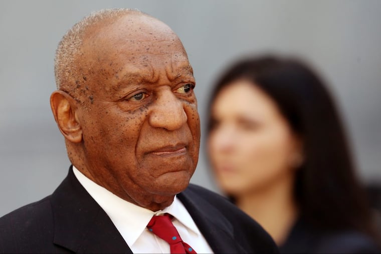 Comedian and actor Bill Cosby leaves Montgomery County Courthouse after being convicted Thursday, April 26, 2018, on three counts of aggravated indecent assault for his 2004 attack on Andrea Constand.