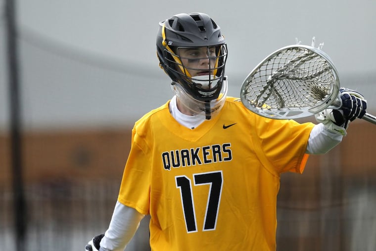 Moorestown goalie Gene Martin earlier this season.