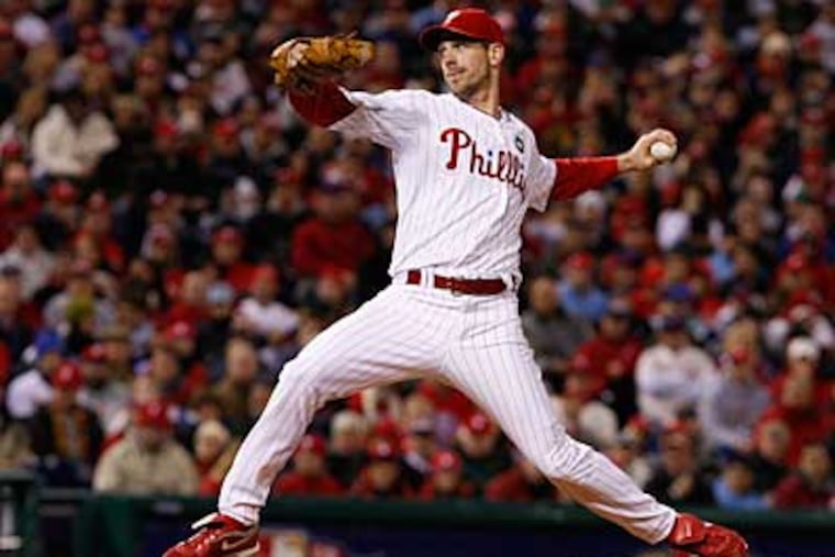 Cliff Lee went 4-0 with a 1.56 ERA in the postseason, including both World Series wins for the Phillies. (Ron Cortes / Staff Photographer)